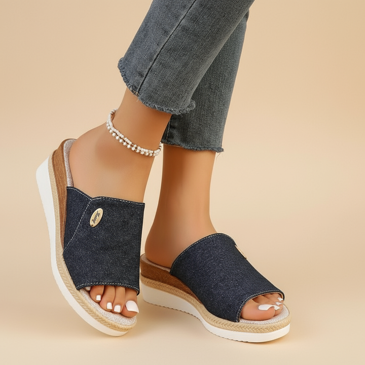 Talia | Moderní komfortní klínové sandály