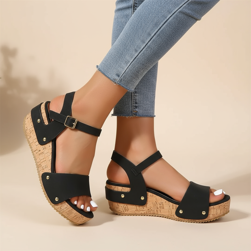 Daniela | Komfortní klínové sandály na každý den
