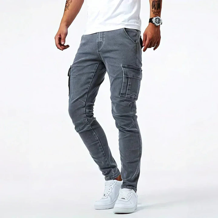 Lukáš – Moderní slim-fit cargo džíny pro každodenní styl