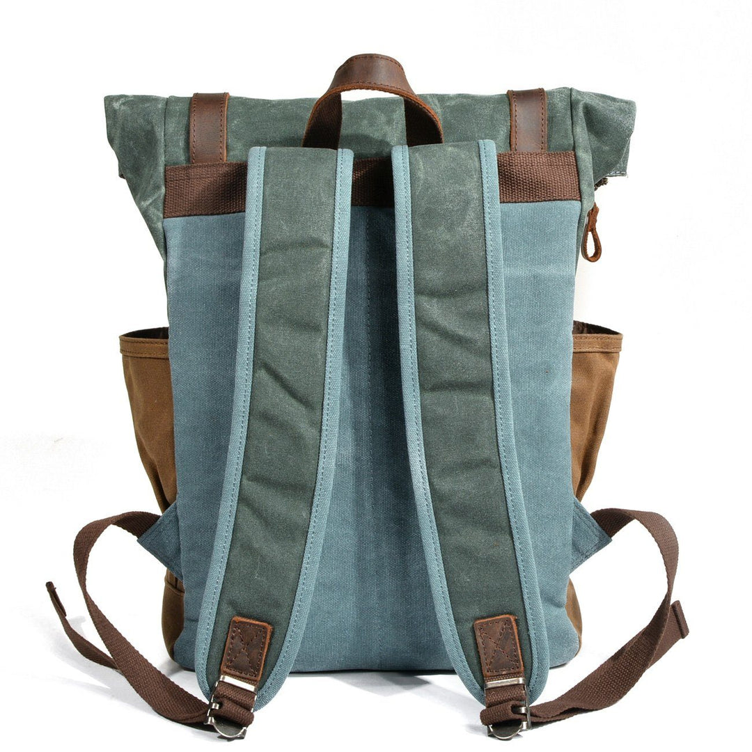 Voskovačná plátěná rolltop batoh | MARSEILLE
