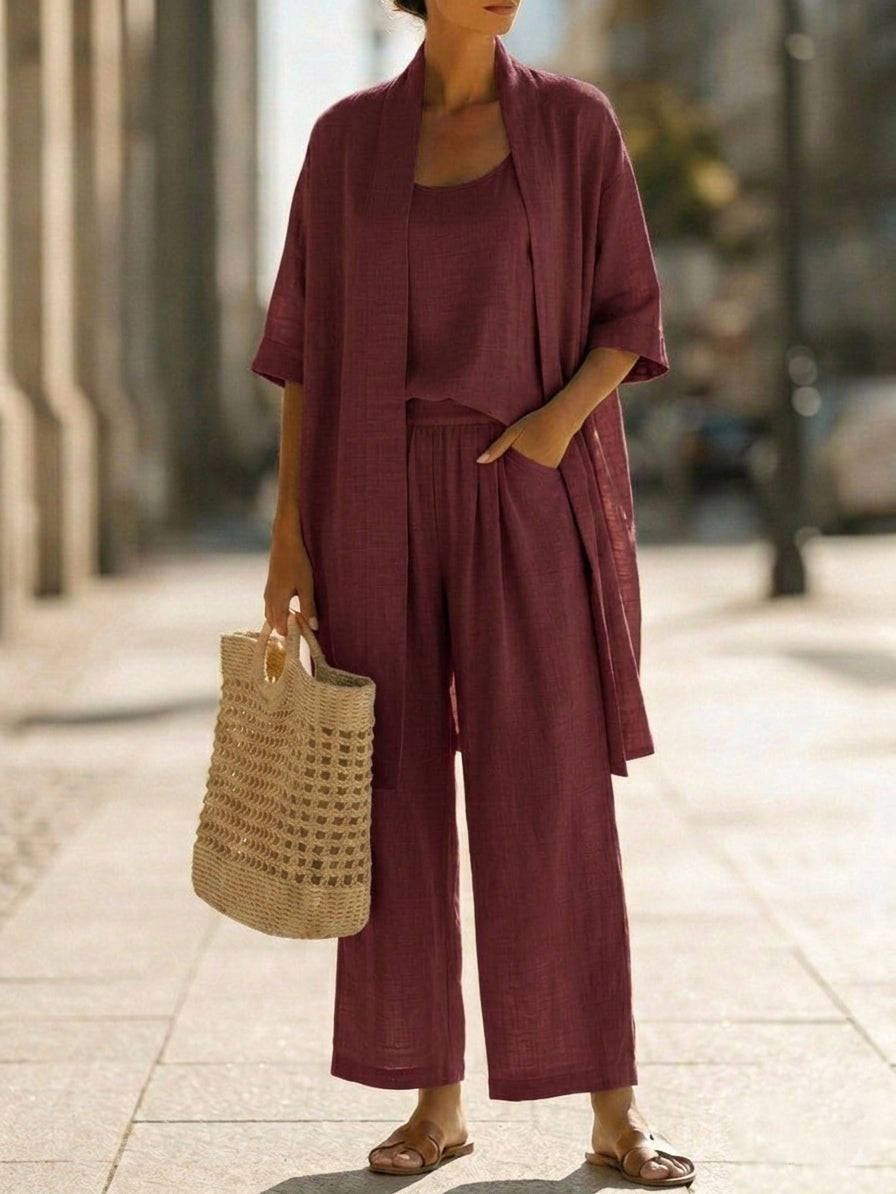 Linnea™ | Lehký lněný set