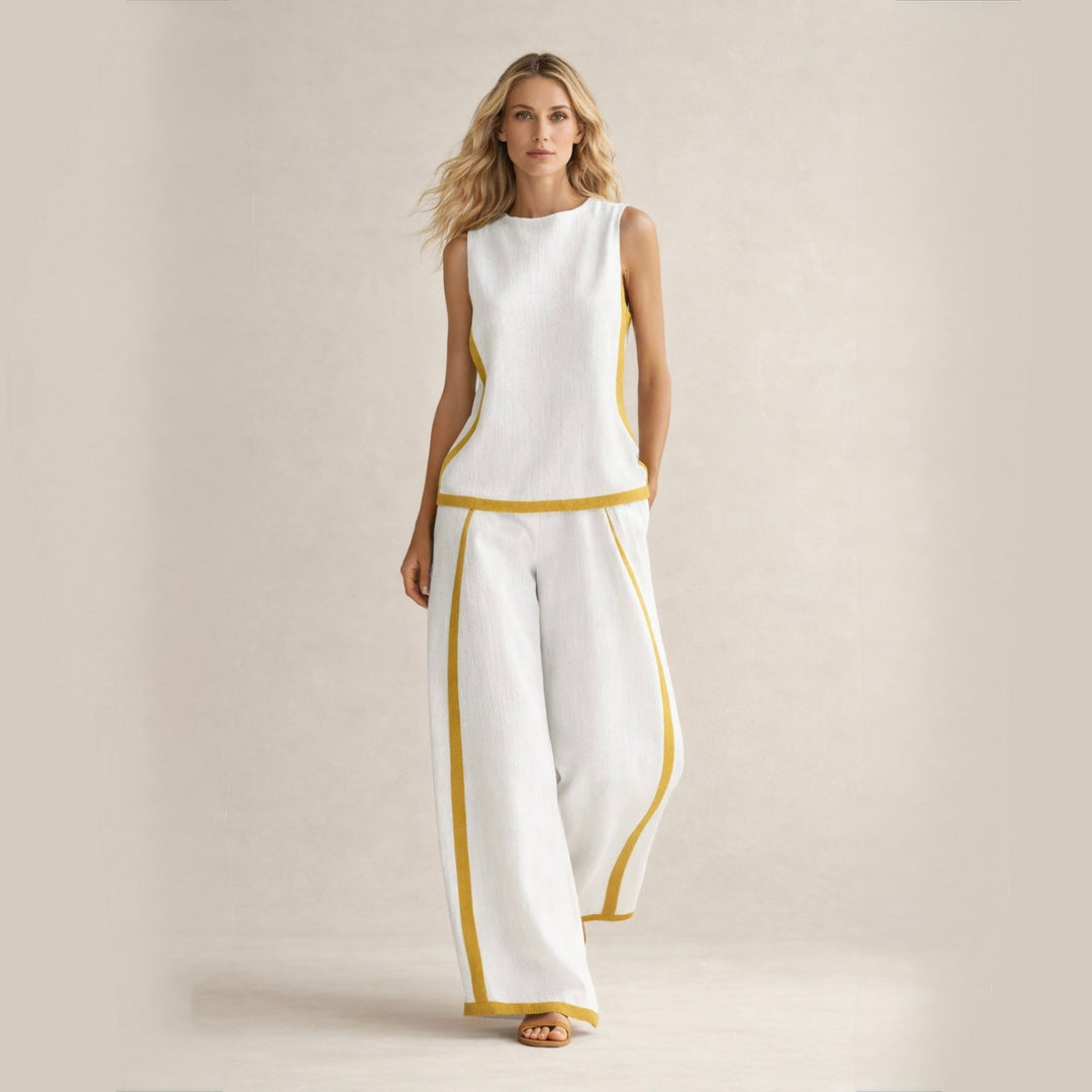 Sophie™ | Elegantní souprava s širokými kalhotami