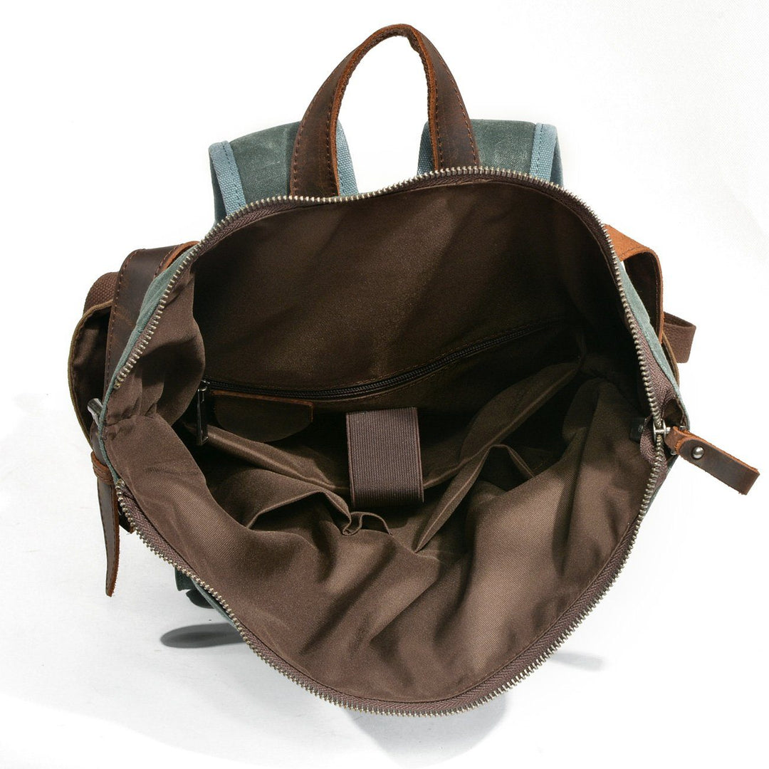 Voskovačná plátěná rolltop batoh | MARSEILLE