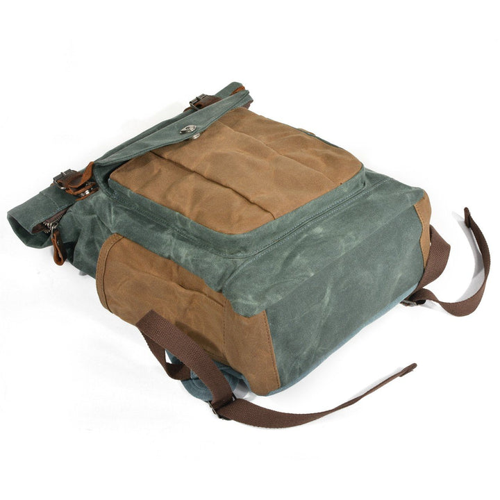 Voskovačná plátěná rolltop batoh | MARSEILLE